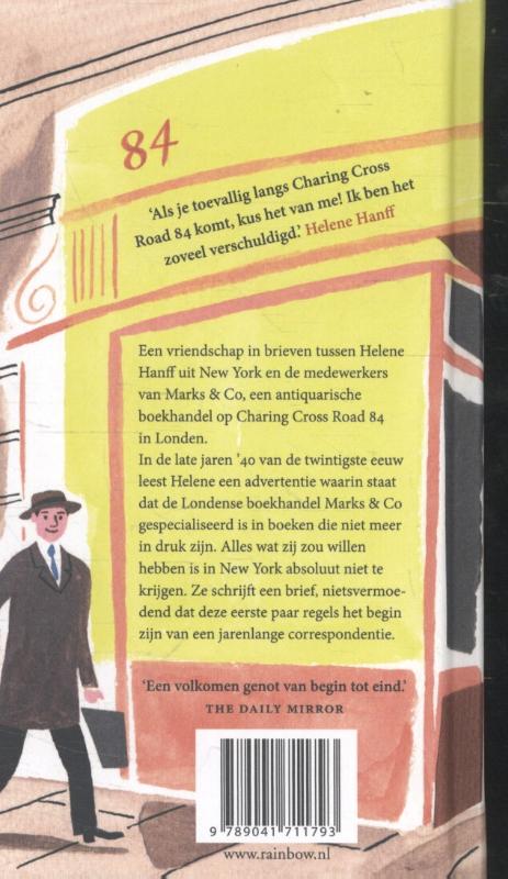 Charing Cross Road 84 / Rainbow pocketboeken achterkant