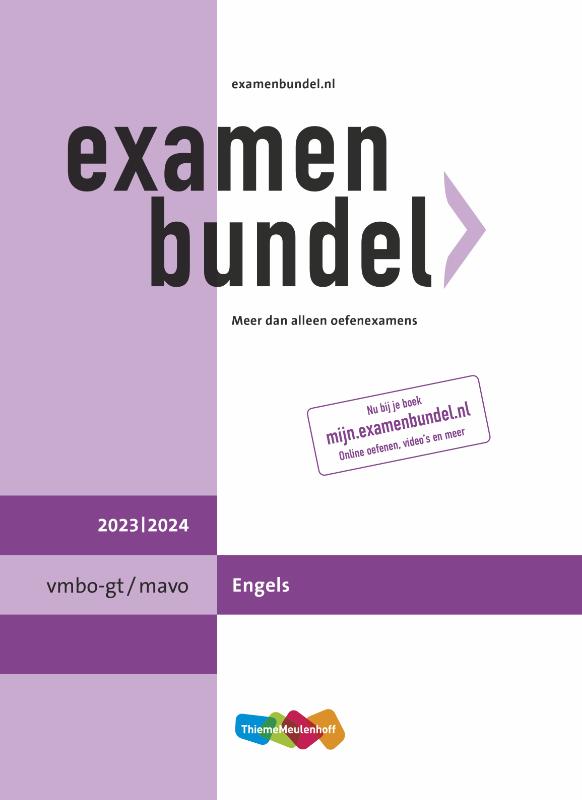Examenbundel / vmbo-gt/mavo Engels 2023/2024