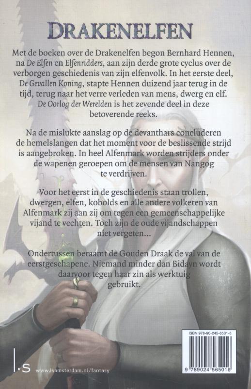 De oorlog der werelden / Drakenelfen / 7 achterkant