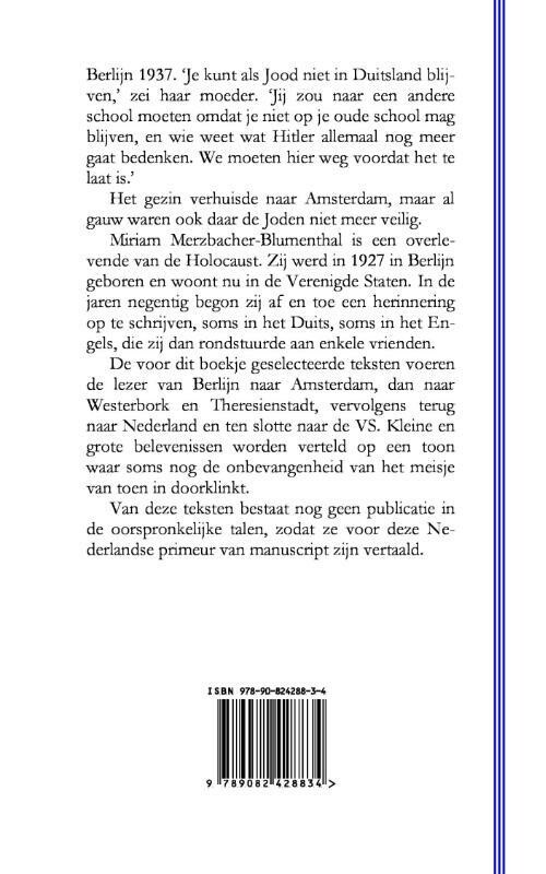 Een meisje uit Berlijn achterkant