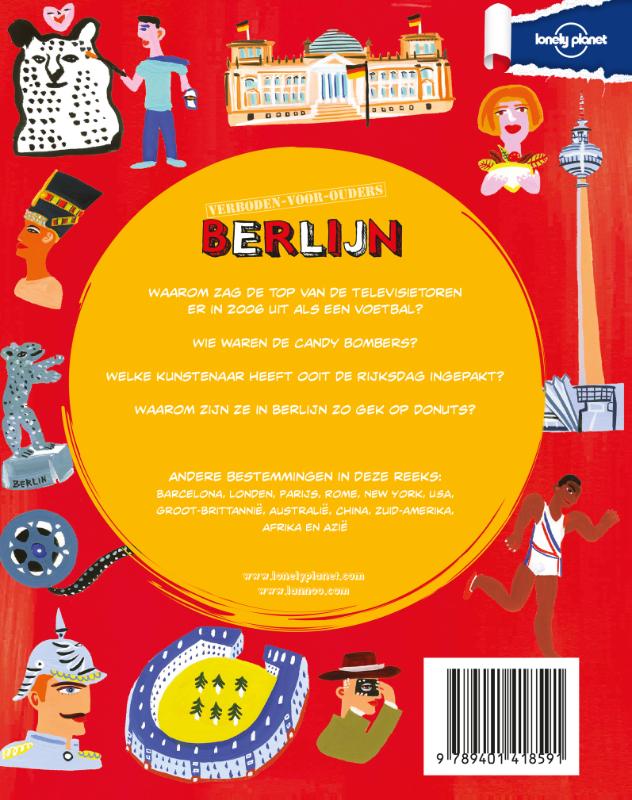 Lonely planet - verboden voor ouders  -   Berlijn achterkant