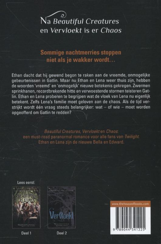 Chaos / Caster kronieken / 3 achterkant