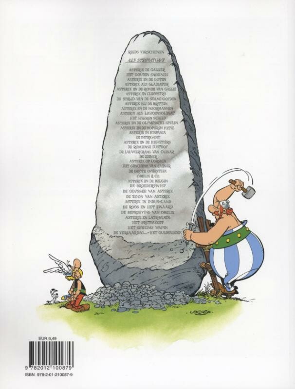 De lauwerkrans van Caesar / Asterix / 18 achterkant