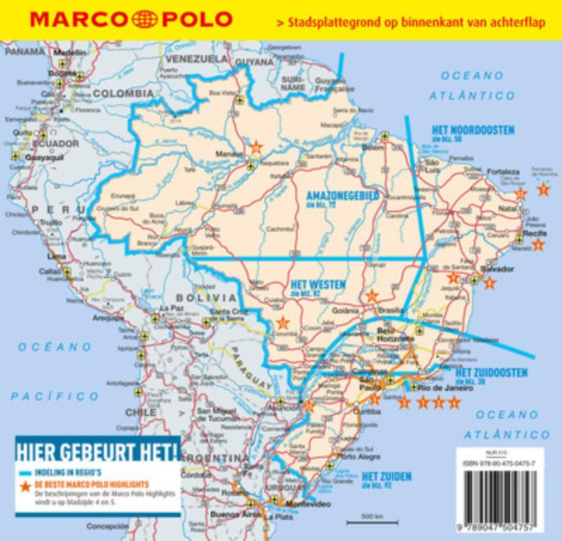 Marco Polo - Brazilie achterkant