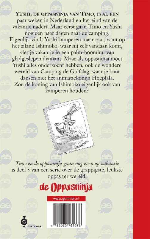 Timo en de oppasninja gaan nog even op vakantie / Timo en de oppasninja / 3 achterkant