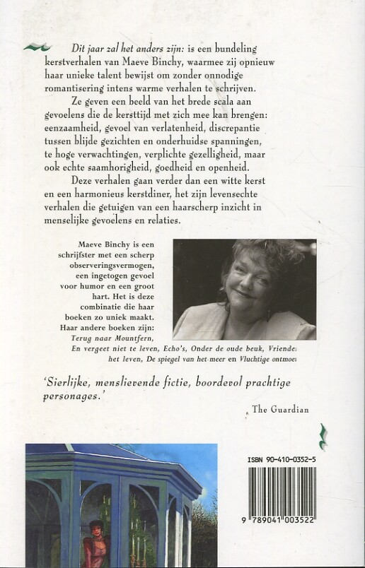 Dit jaar zal het anders zijn achterkant