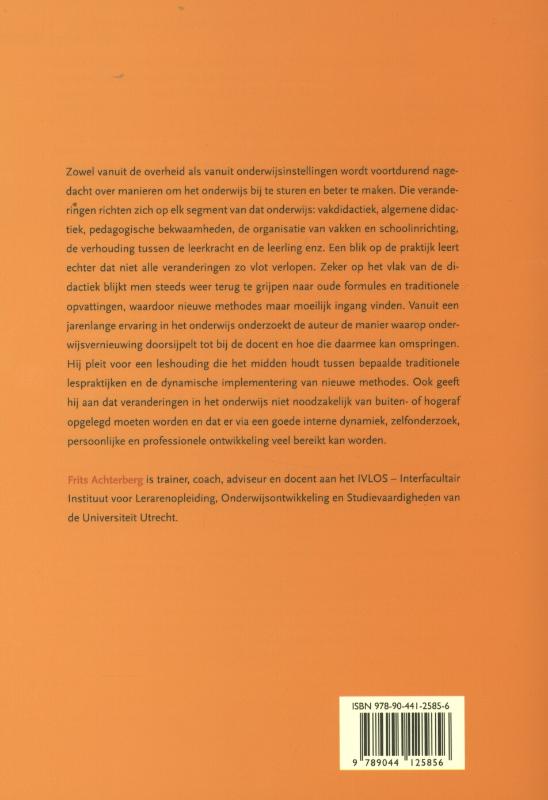 Behouden en veranderen Behouden en veranderen achterkant