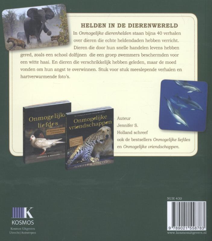 Onmogelijke dierenhelden Onmogelijke dierenhelden achterkant