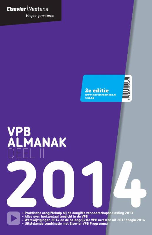 Elsevier Fiscaal - Elsevier VPB almanak 2014 Deel 2