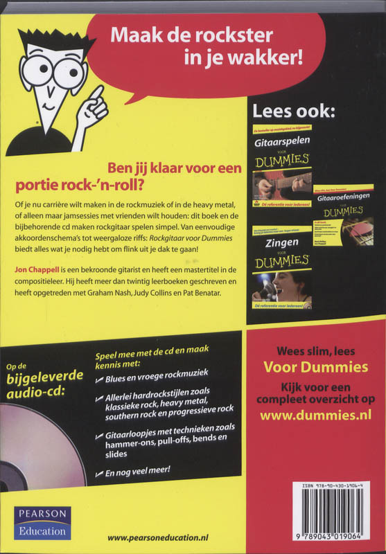 Rockgitaar voor Dummies achterkant