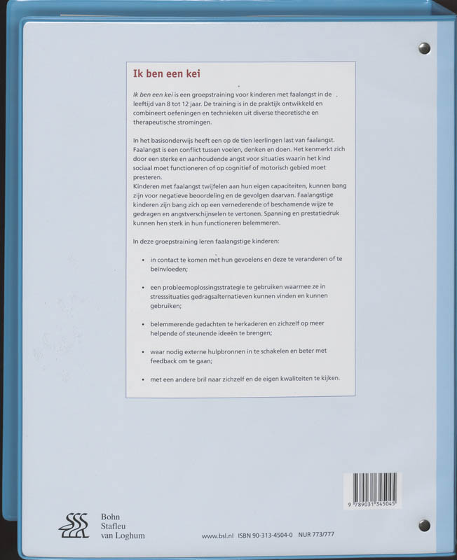 Ik Ben Een Kei ! / Trainershandleiding achterkant