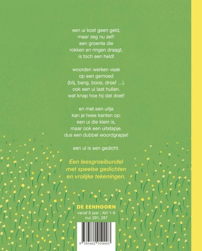 Ik word een boterbloem achterkant