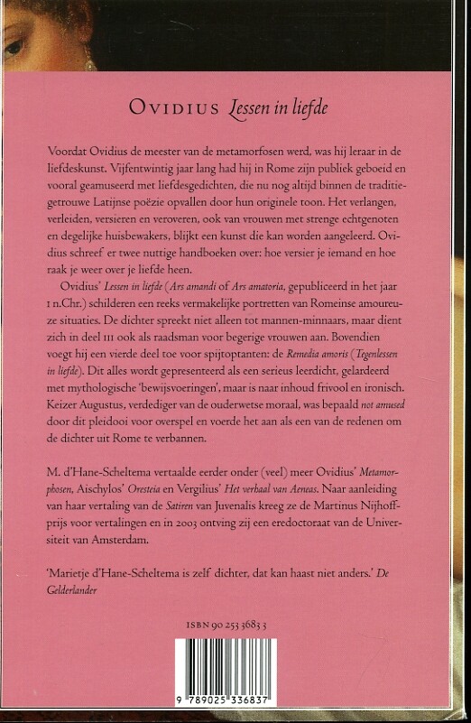 Lessen in liefde achterkant