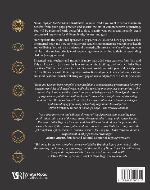 Hatha Yoga for teachers and practitioners achterkant