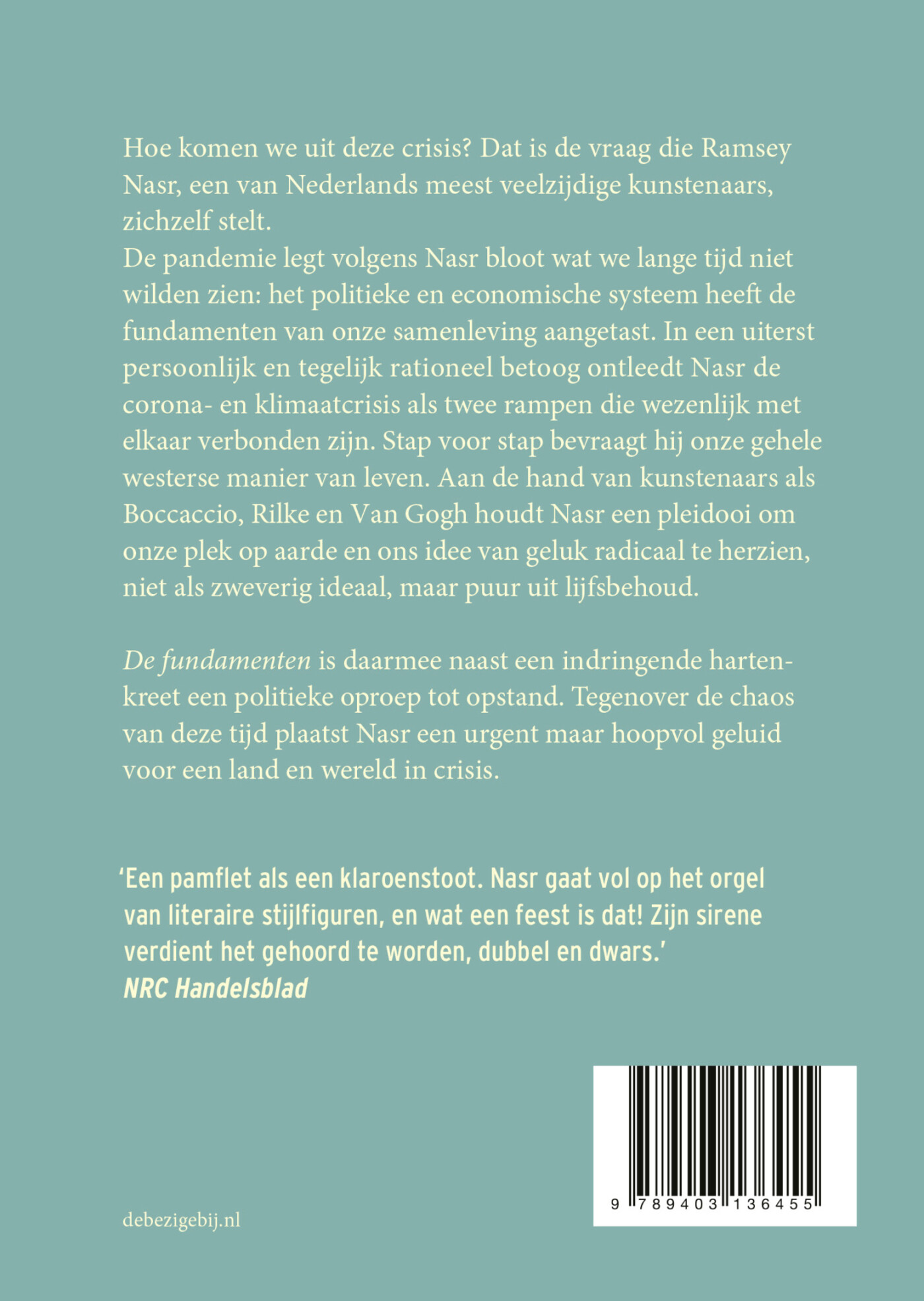 De fundamenten achterkant