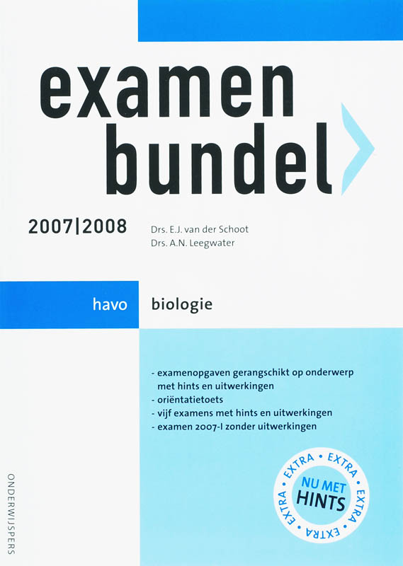 Examenbundel Biologie Havo 2007/2008
