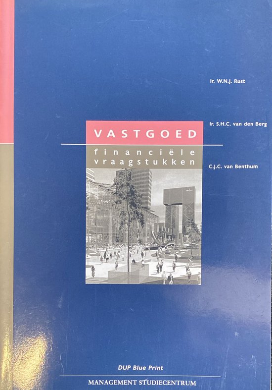 Vastgoed, financiele vraagstukken