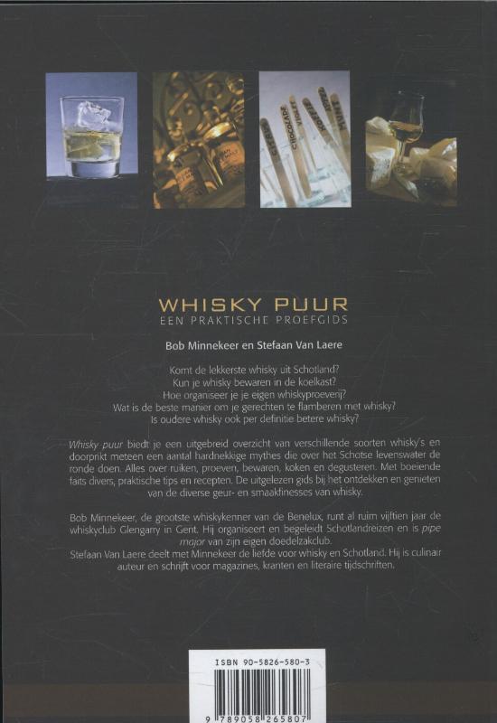 Whisky puur achterkant