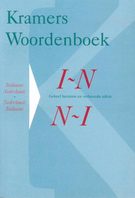 Kramers Woordenboek / Italiaans-Nederlands Nederlands-Italiaans