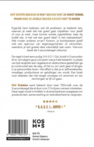De 5 seconde regel De 5 seconde regel achterkant