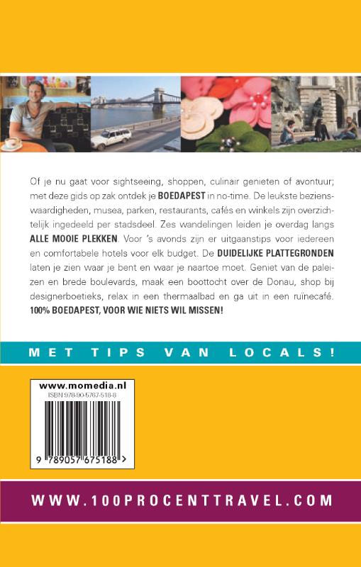 100% Boedapest / 100% stedengidsen achterkant