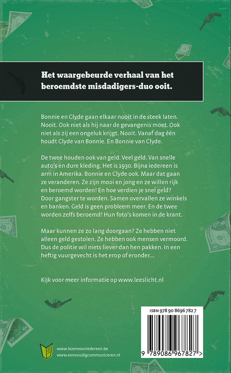 Bonnie en Clyde / Lezen voor iedereen achterkant