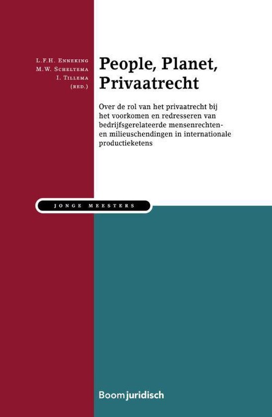 Jonge meesters 20 -   People, Planet, Privaatrecht