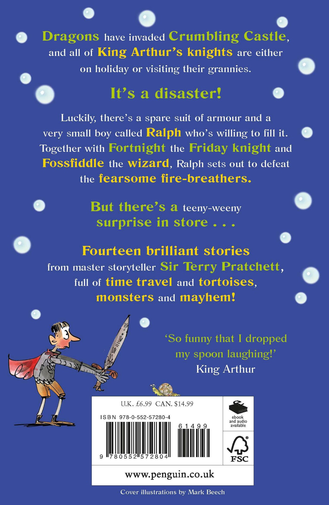 Dragons at Crumbling Castle achterkant