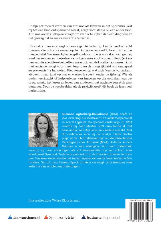 Autisme anders bekijken achterkant