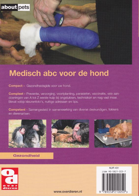 Medisch A B C voor de hond / Over Dieren Medisch A B C voor de hond / Over Dieren achterkant