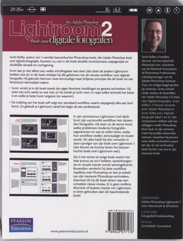 Het Lightroom 2 boek voor digitale fotografen achterkant