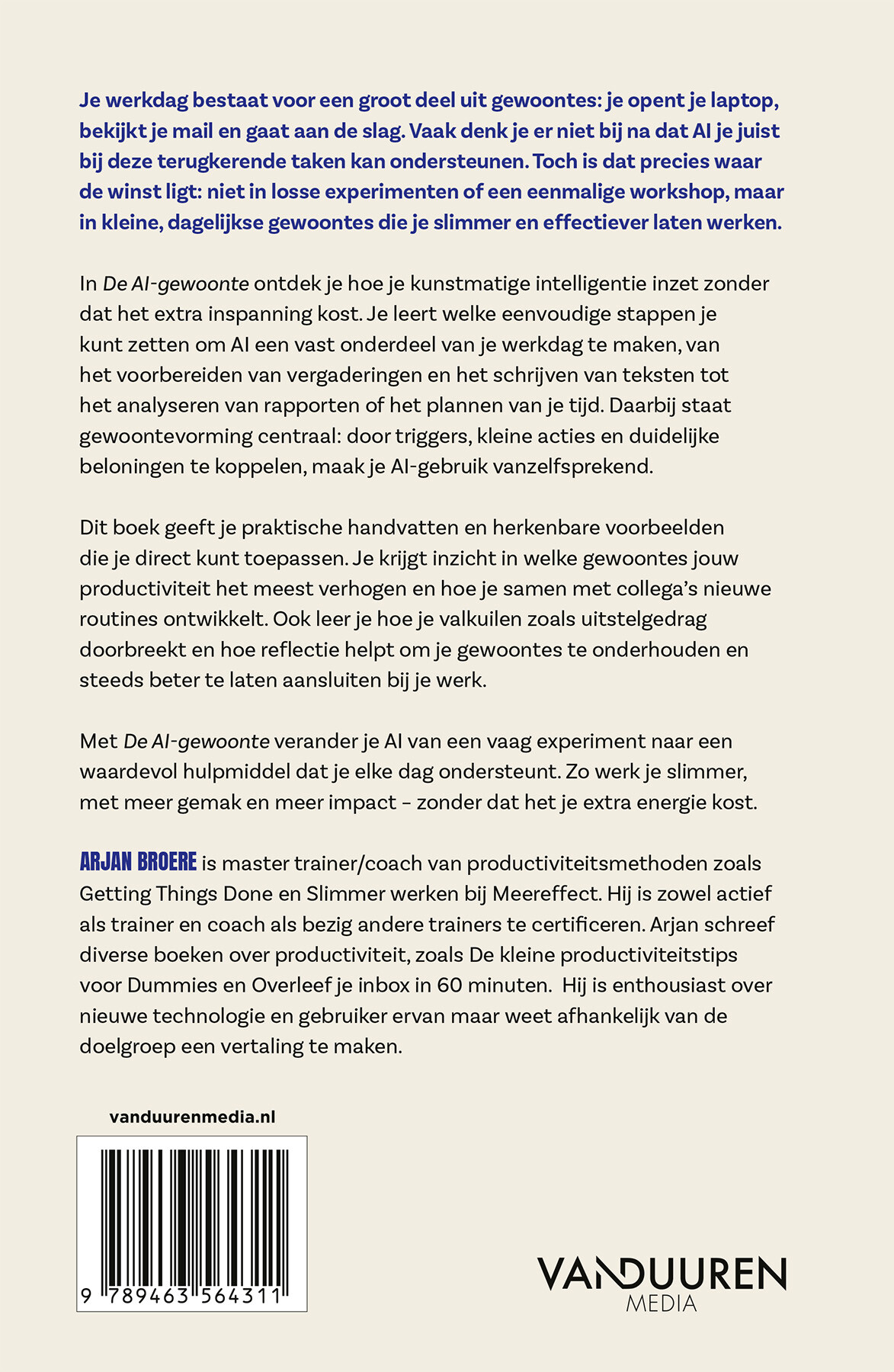 De AI-gewoonte achterkant