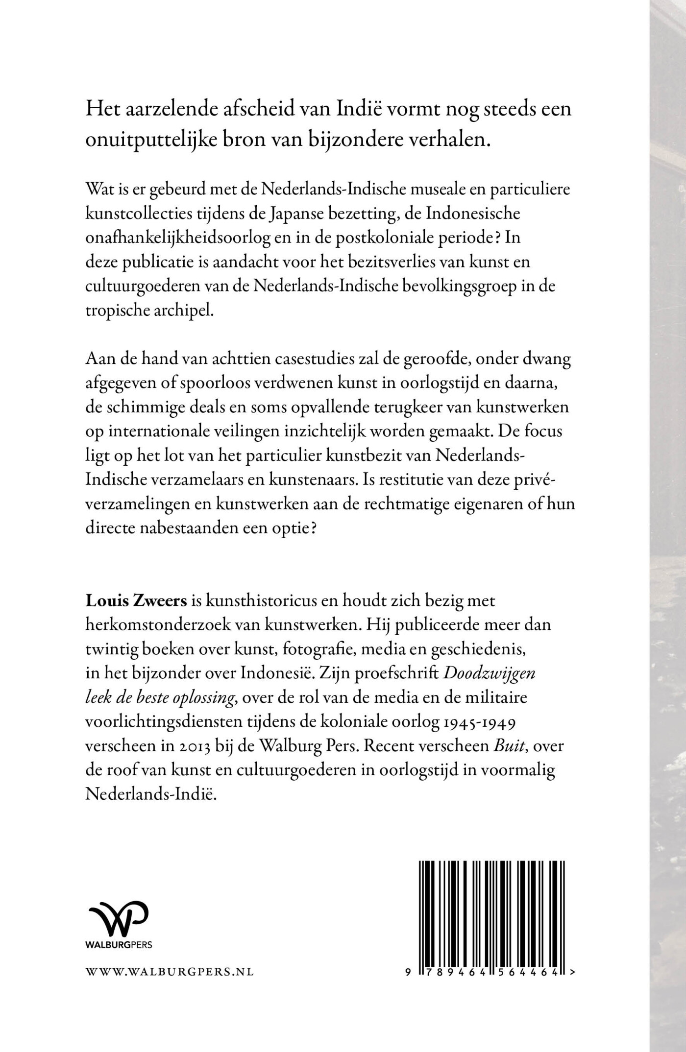 Verloren kunst achterkant