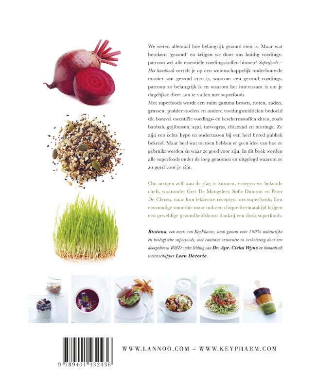 Superfoods - het handboek achterkant