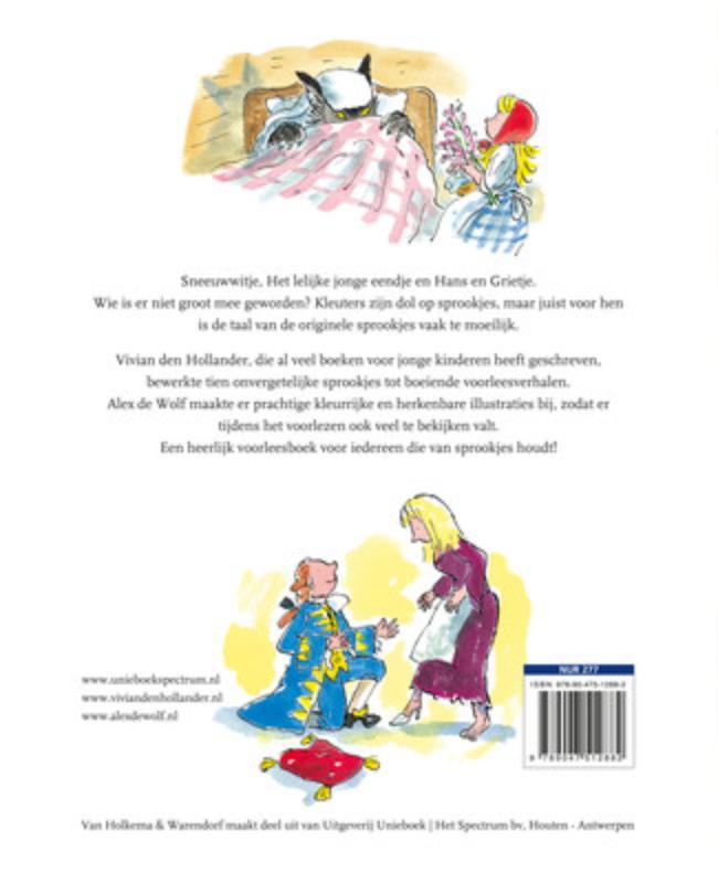 De bekendste sprookjes voor kleuters De bekendste sprookjes voor kleuters achterkant