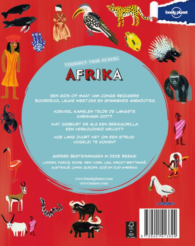 Afrika / Lonely planet - verboden voor ouders achterkant