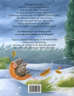 Een winterdag / A soft-to-touch book achterkant