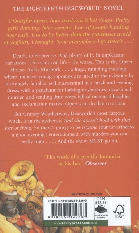 Maskerade / Discworld series / 18 achterkant