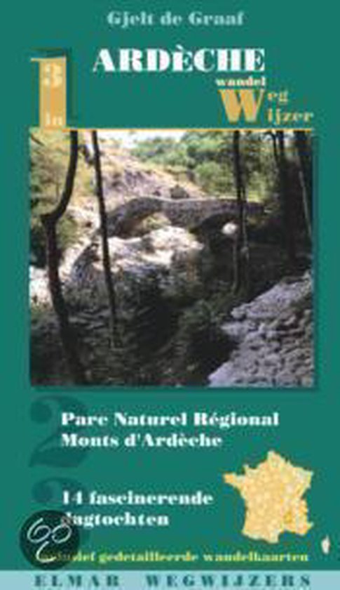 Elmar wegwijzers Wandelwegwijzer Monts d'Ardèche / Elmar wegwijzers
