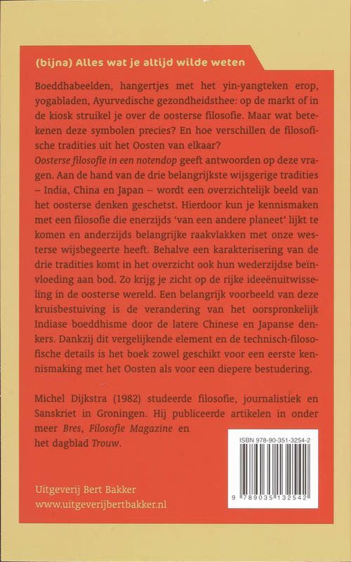 Oosterse filosofie in een notendop Oosterse filosofie in een notendop achterkant