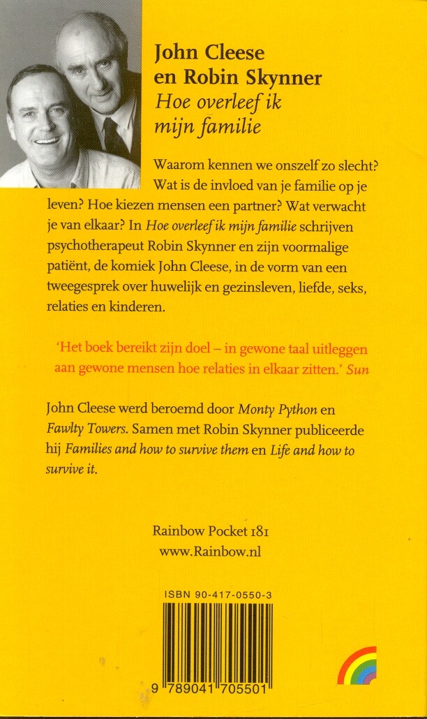 Hoe overleef ik mijn familie / Rainbow pocketboeken / 181 achterkant