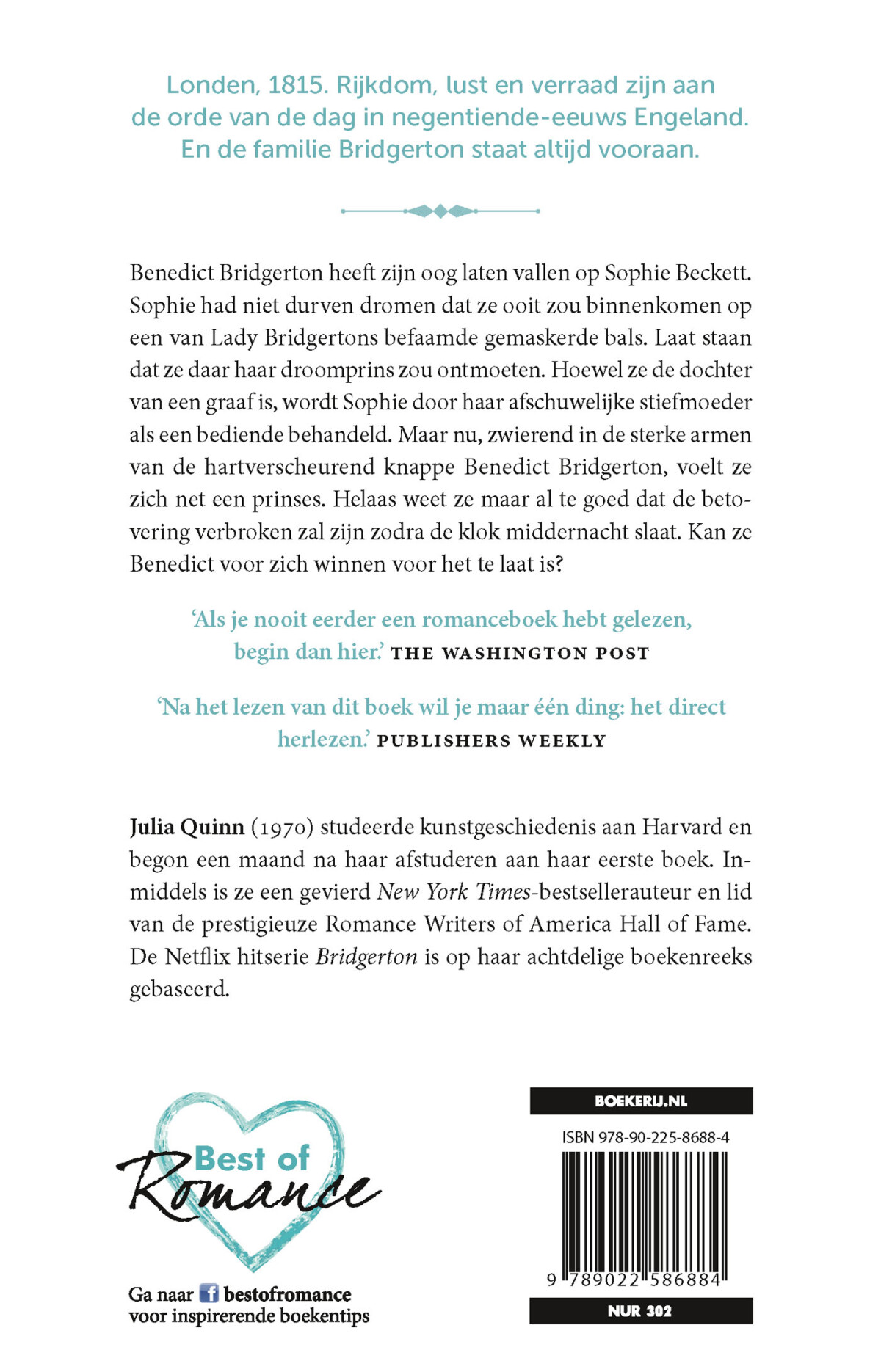 Een vorstelijk aanbod / Bridgerton / 3 achterkant