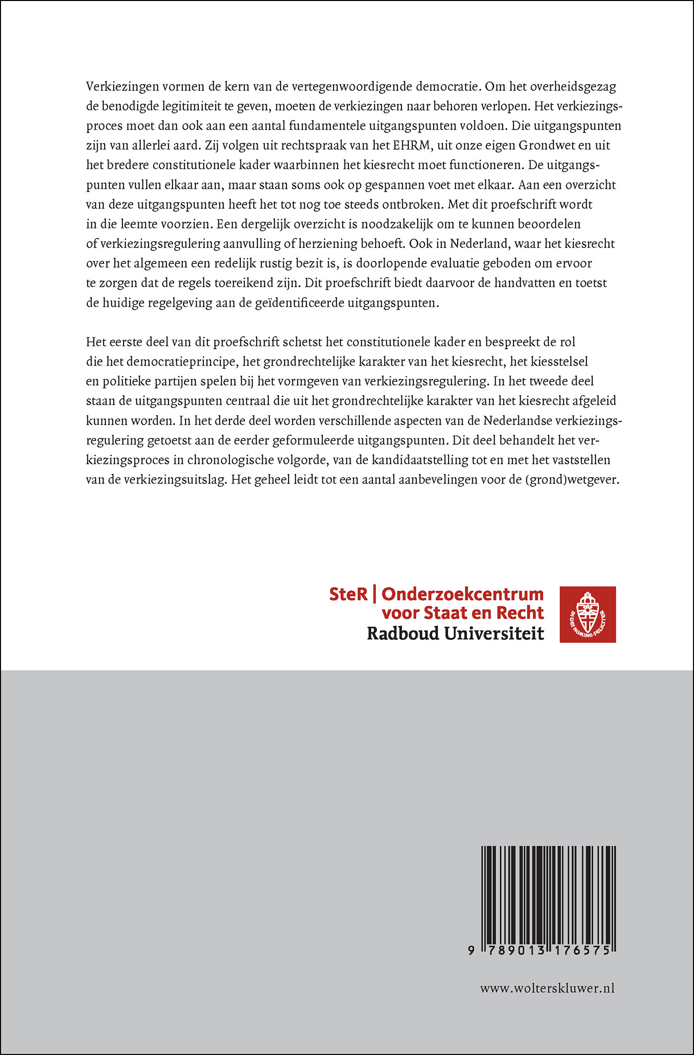 Kiesrecht, verkiezingen en verkiezingscampagnes achterkant