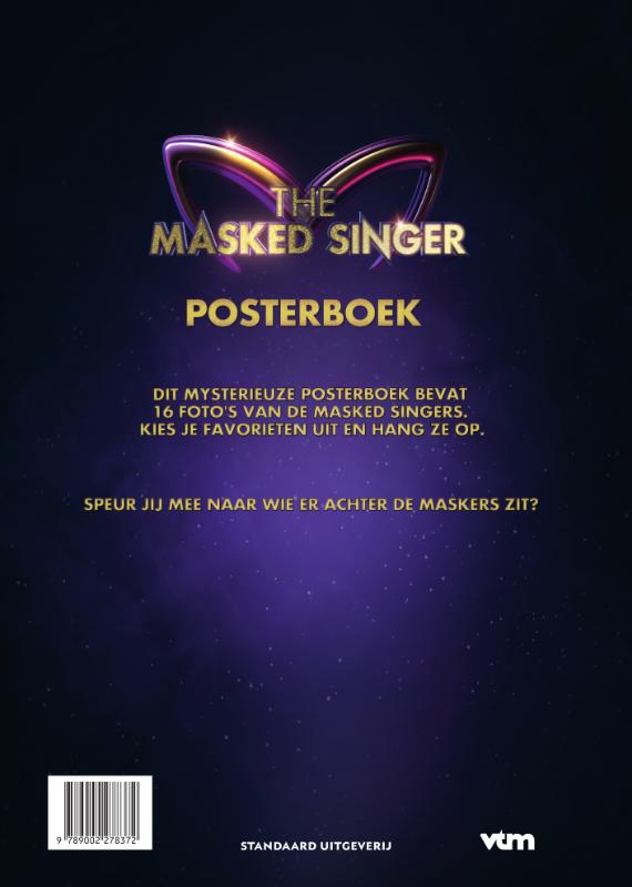 The masked Singer - posterboek achterkant