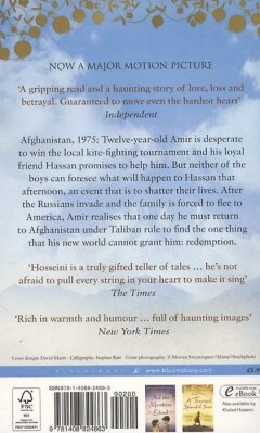 The Kite Runner achterkant