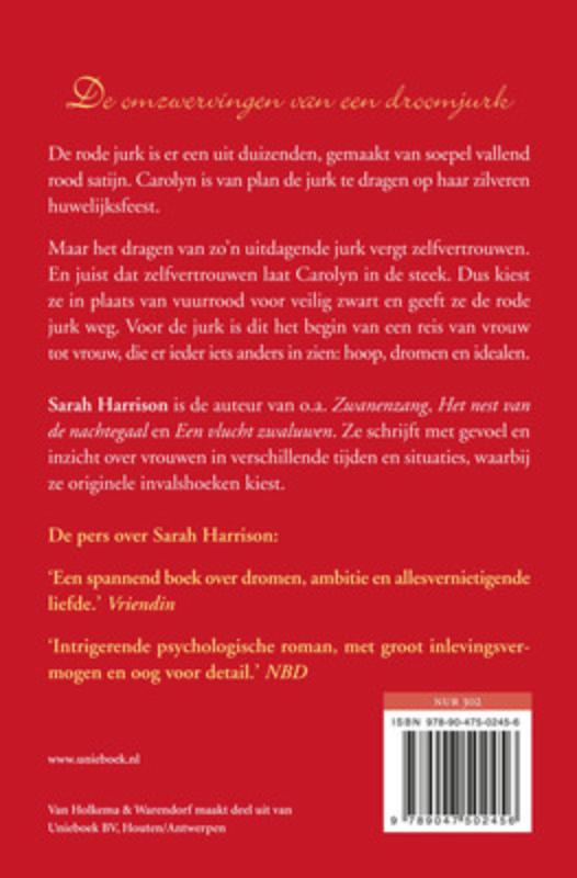 De rode jurk De rode jurk achterkant