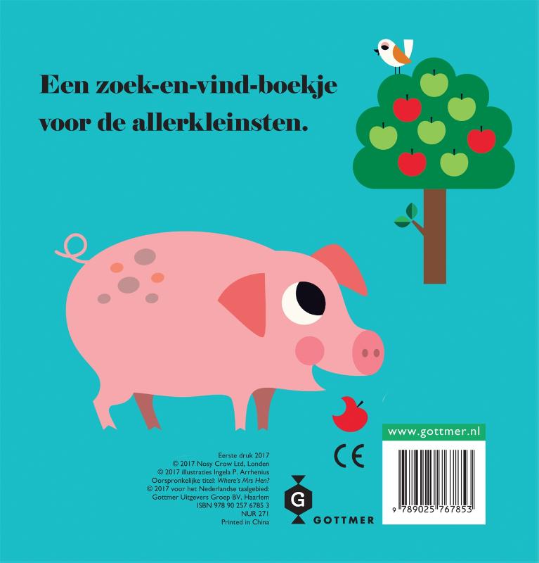 Kip, waar ben je? achterkant