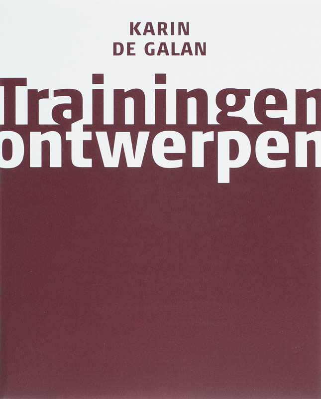 Trainingen ontwerpen b/dvd