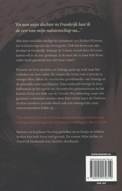 Mijn dochter in Frankrijk Mijn dochter in Frankrijk achterkant