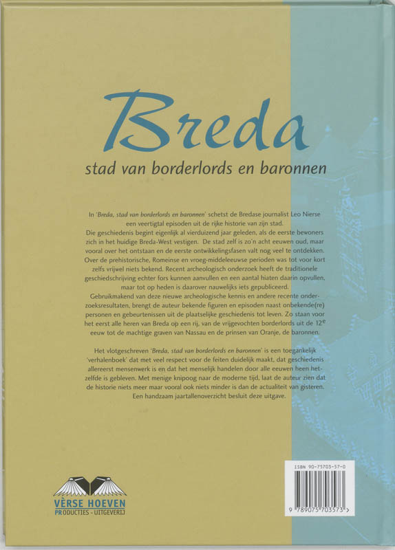 Breda Stad Van Borderlords En Baronnen achterkant